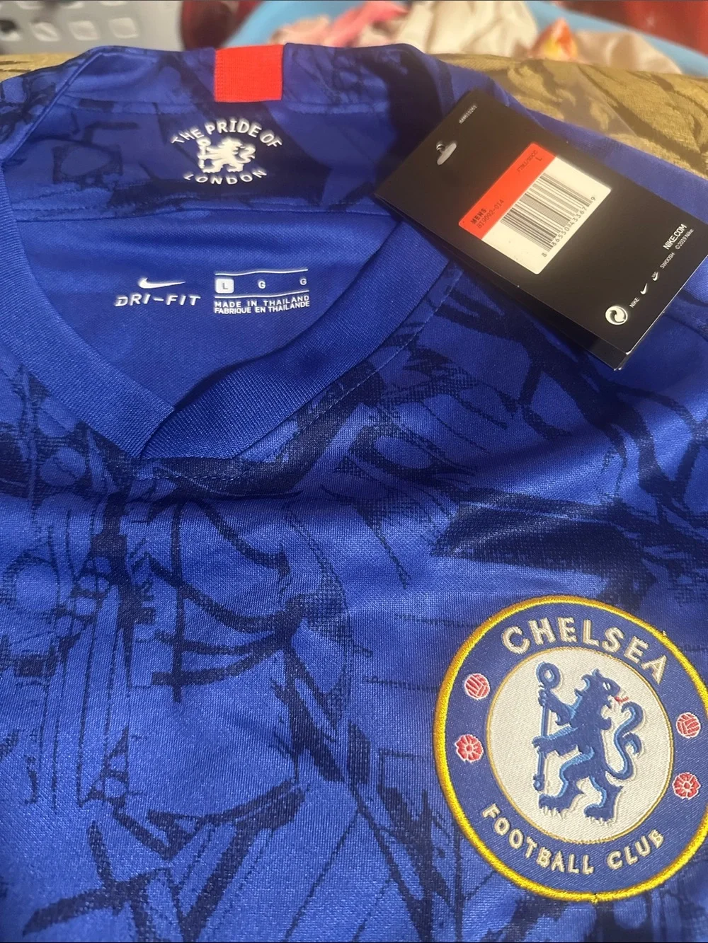 Nike Youth Blue Chelsea FC Jersey with Yokohama Sponsor